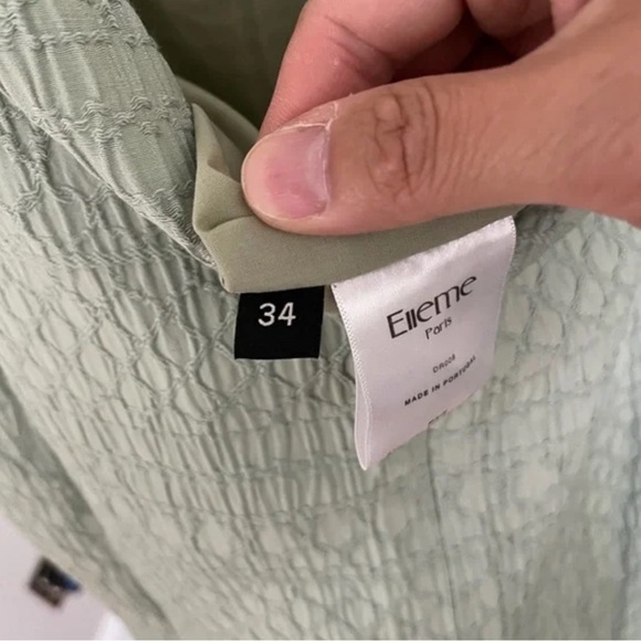 ELLEME A-LINE MAXI DRESS sage color NWT - Picture 8 of 8